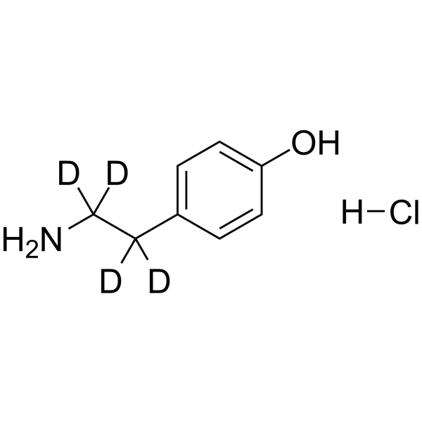 p-Tyramine-d4 hydrochloride (tyramine d4 hydrochloride (hydrochloride)) 1189884-47-6